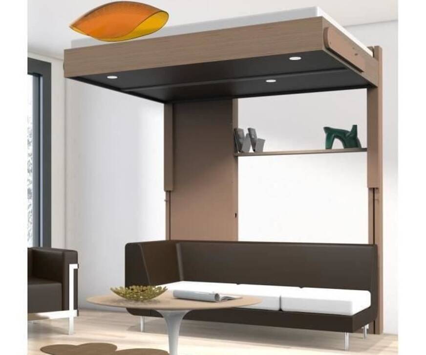 lit escamotable plafond